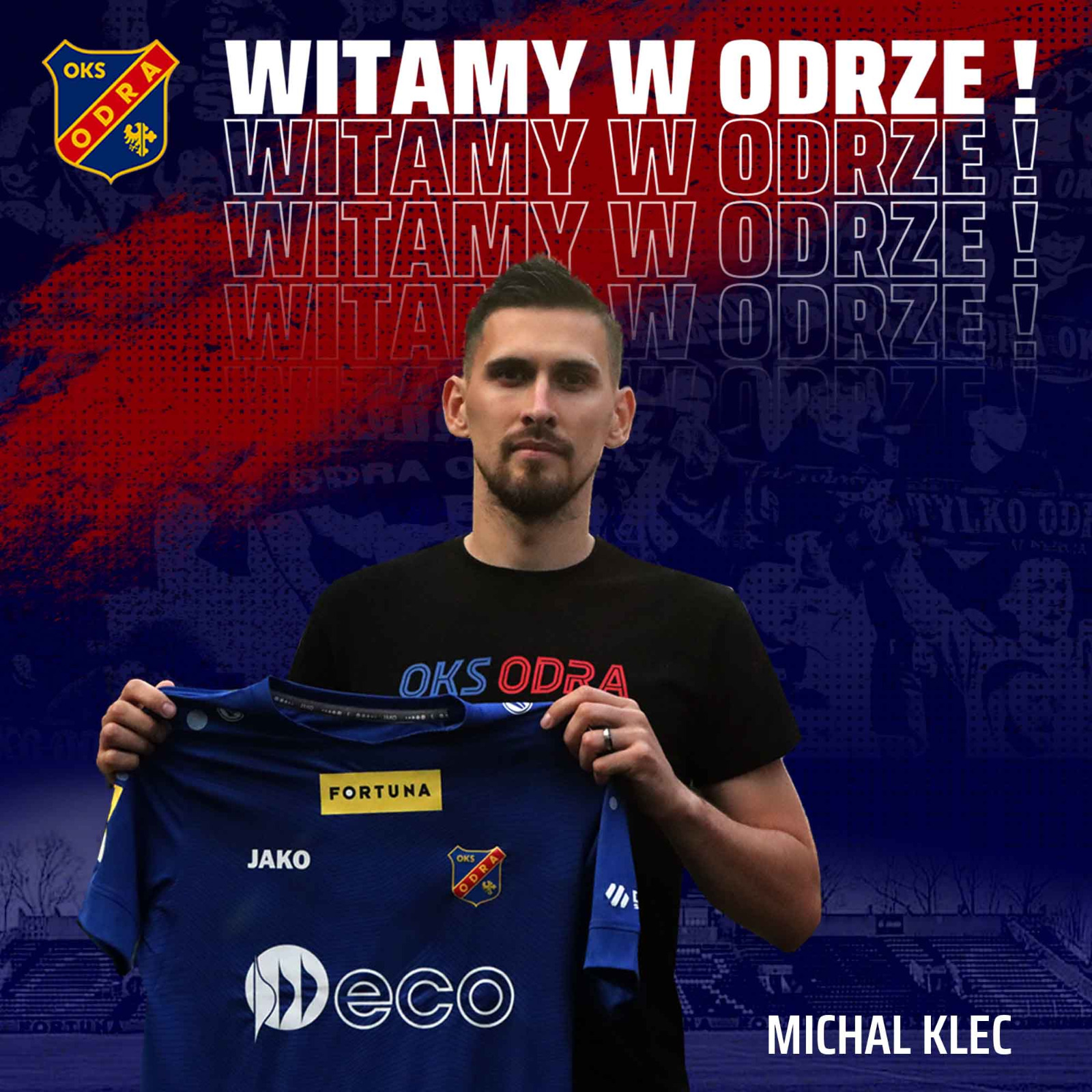 Michal Klec w Odrze Opole