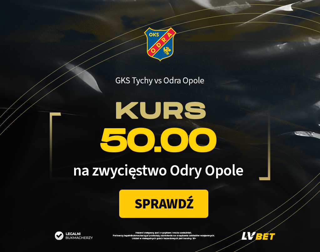 LegalniBukmacherzy.pl partnerem meczu GKS Tychy vs. Odra Opole